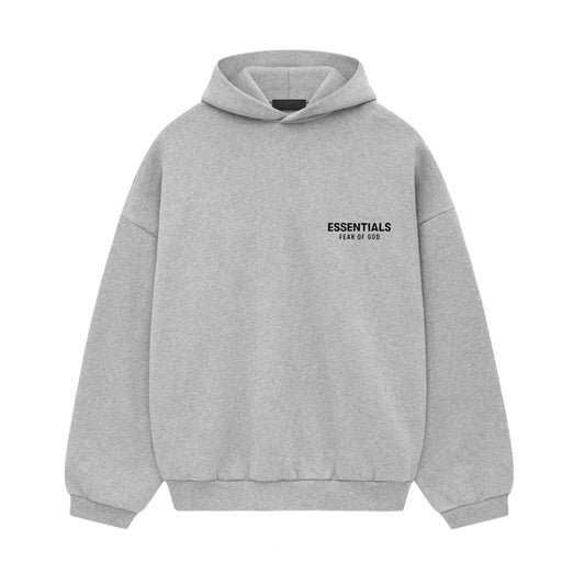 FW24 Fear of God Essentials Hoodie Light Heather